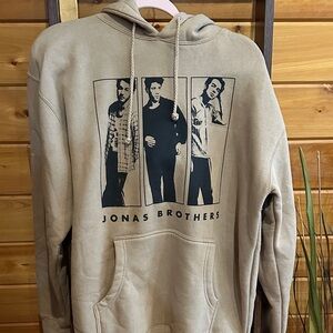 Tan Jonas Brothers Tour 23 Graphic Hoodie